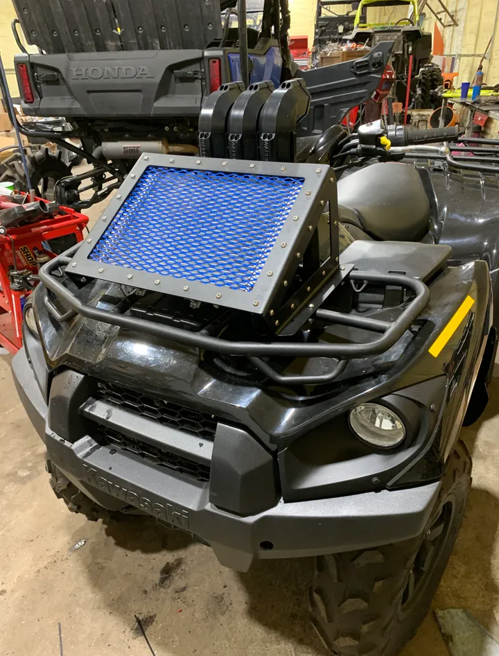 ROR Low Profile Radiator Relocate for 2015+ Kawasaki Brute Force 750
