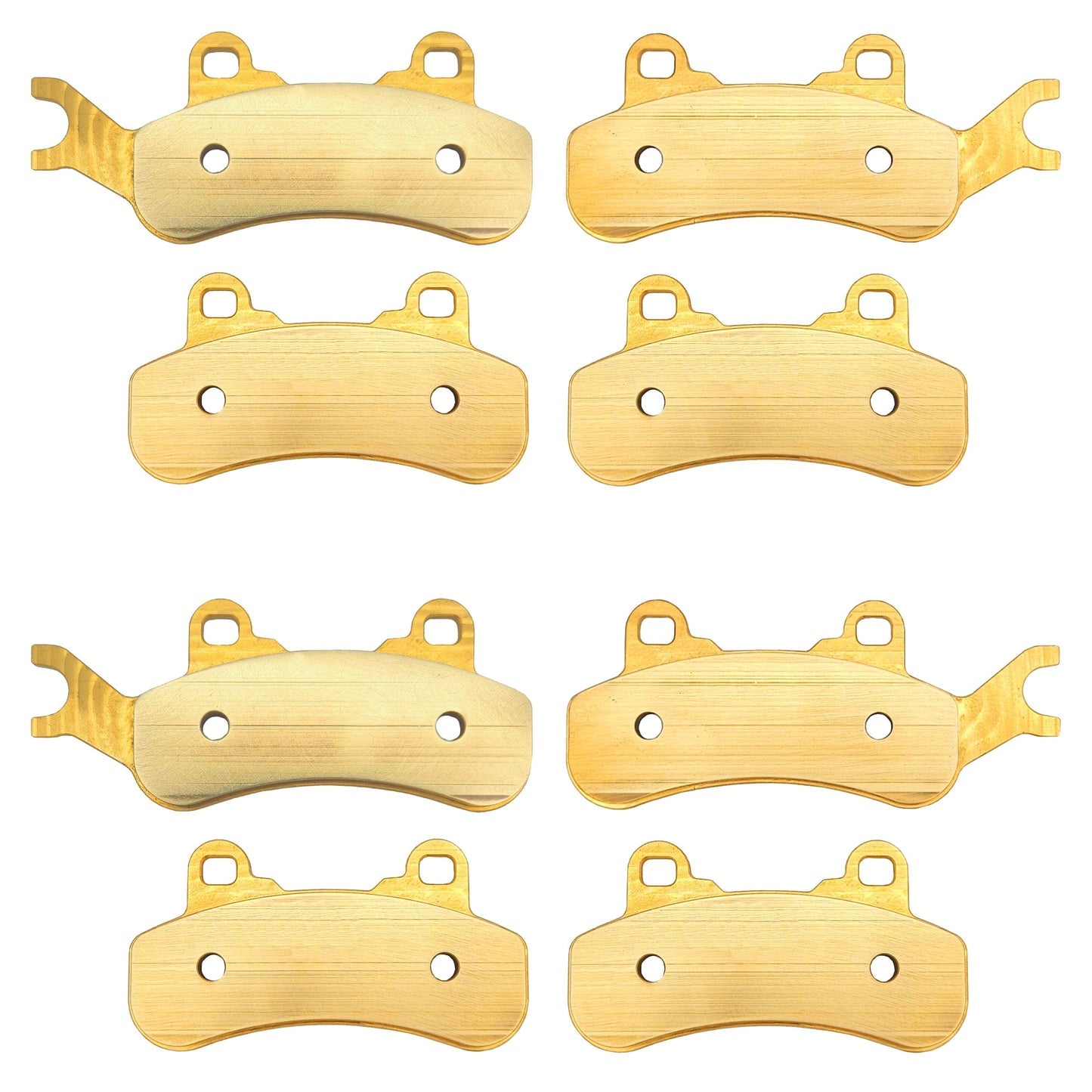 Can-Am Defender MAX HD7 HD8 HD9 HD10 HD11 6x6 & PRO 2017-2026 Front & Rear Brass Brake Pad Set