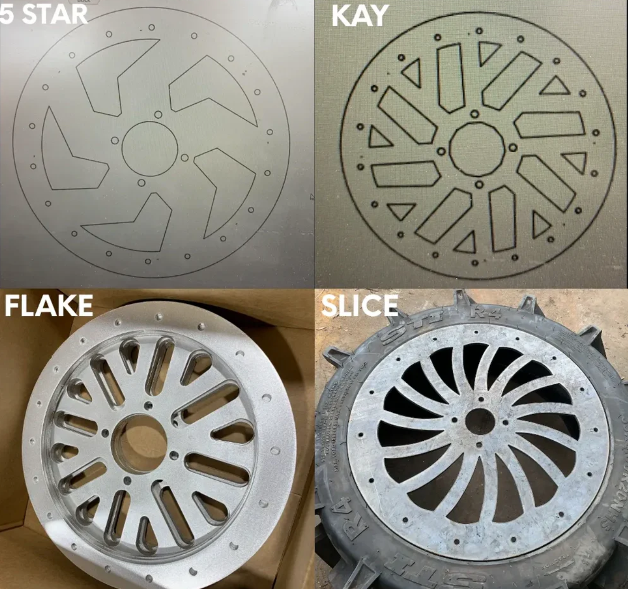 ROR 14" STEEL CRUSHLOCKS (FULL SET)
