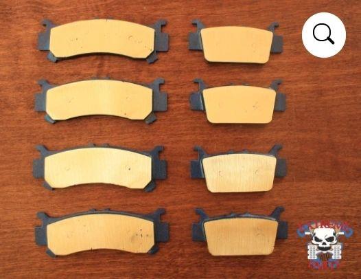 2015-2021 Honda Pioneer 1000 Brass Brake Pads